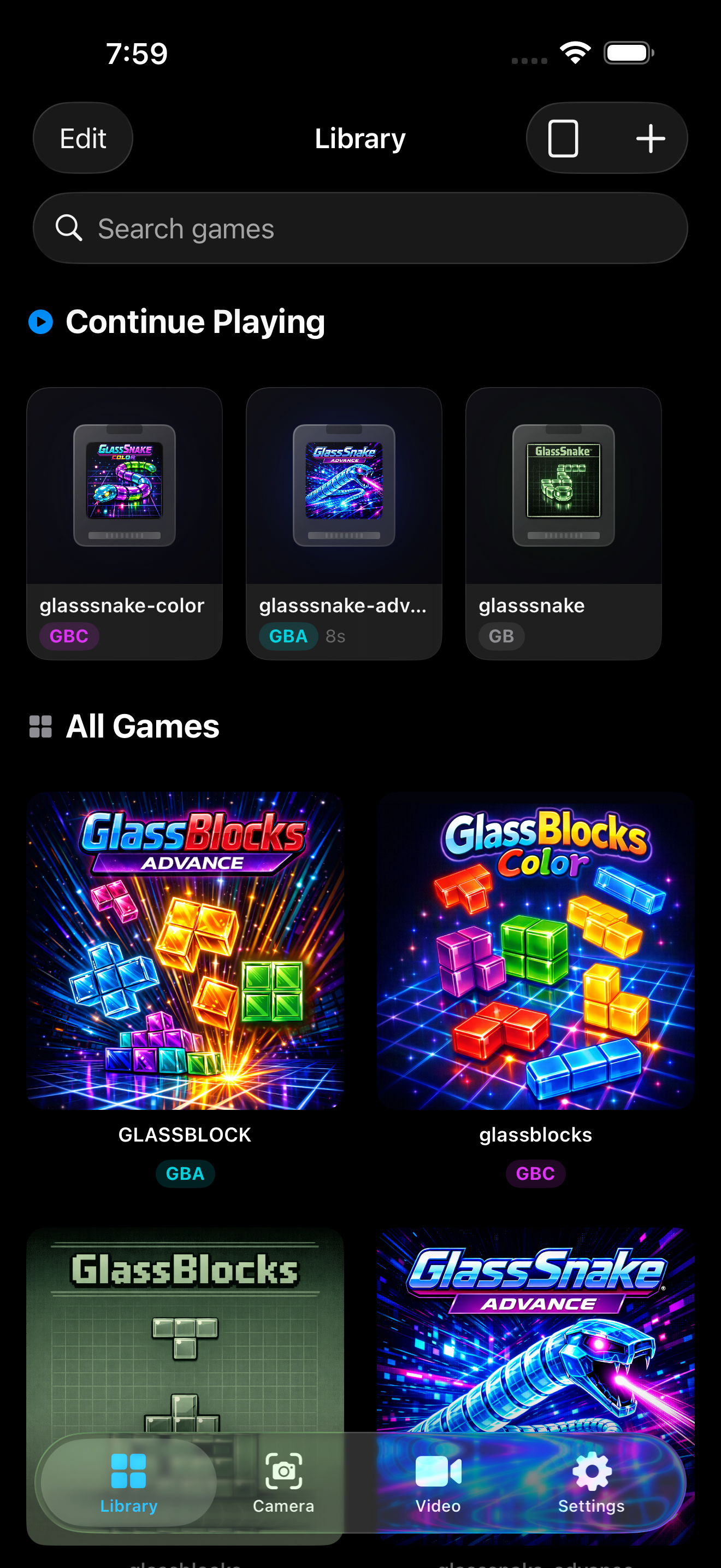 GlassROM app screenshot